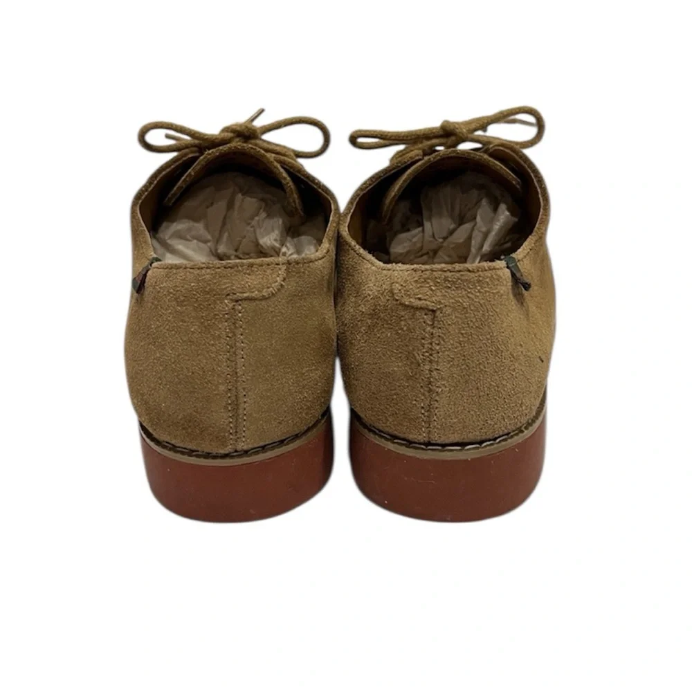 GH Bass Co. Brown Suede Leather Nubuck Lace Up Oxford Shoes Youth Boys Kids 3